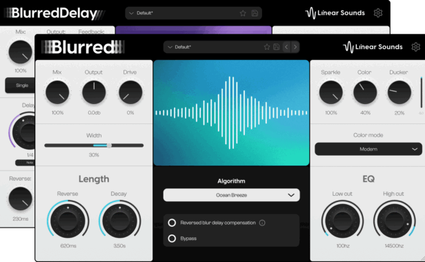 延迟效果器 Linear Sounds BlurredDelay v1.1.3