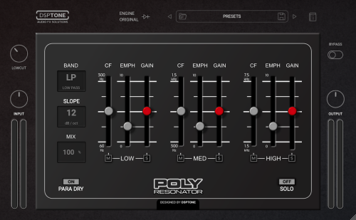 共振器 DSPTone POLYRESONATOR v1.0.3 Mac