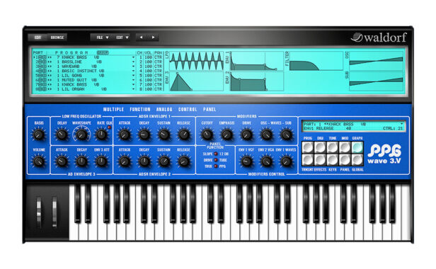 80年代传奇合成器 Waldorf PPG Wave 3 V v2.0.1