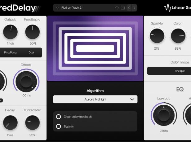 双向混响插件 Linear Sounds Blurred v1.1.3