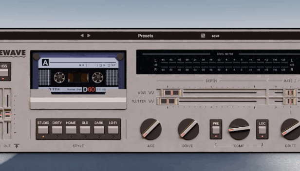 多功能磁带模拟器 Wave Alchemy Tapewave v1.0.1