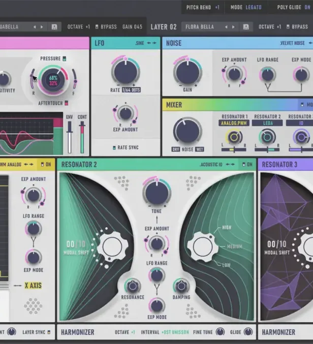 新一代 MPE 合成器 Expressive E Noisy 2 v2.0.10 Mac