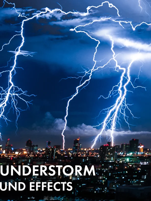 雷声与雨声音效 Sound Ideas Thunder and Rain Sound Effects