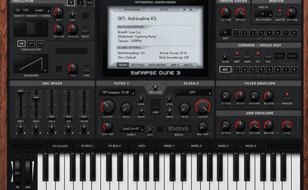 Synapse Audio DUNE 3 v3.0.7 沙丘电子合成器