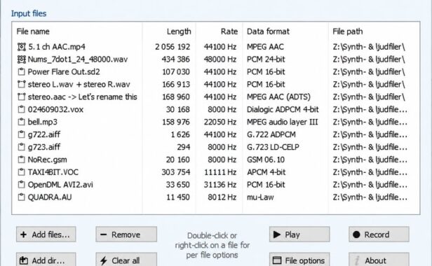 音频格式批量转换器 FMJ-Software Awave Audio v11.4.0 R2R Win