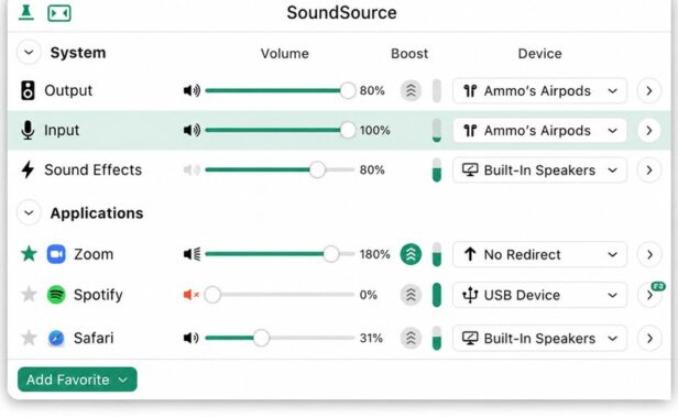 流媒体音频控制软件 Rogue Amoeba SoundSource v5.7.3 MacOS
