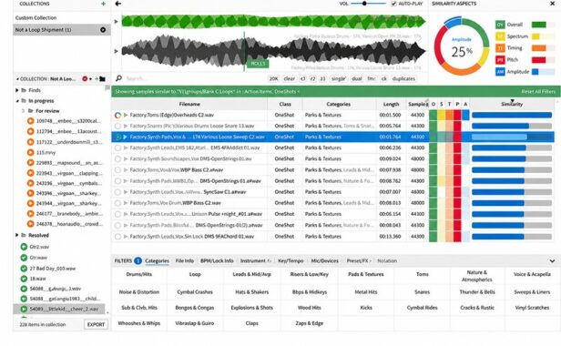 采样音频浏览分析软件 Sononym v1.3.1