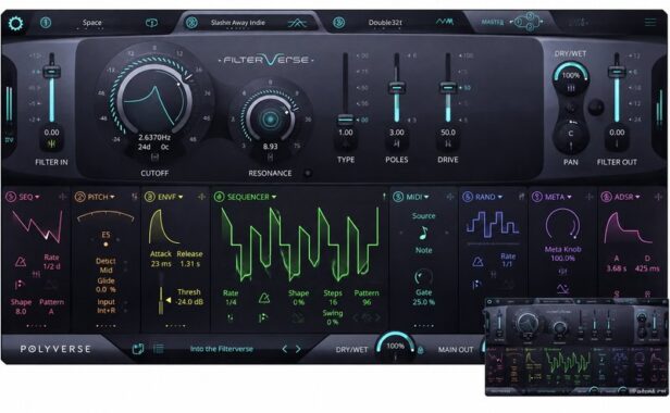 多重滤波器 Polyverse Music Filterverse v1.0.1 R2R Win