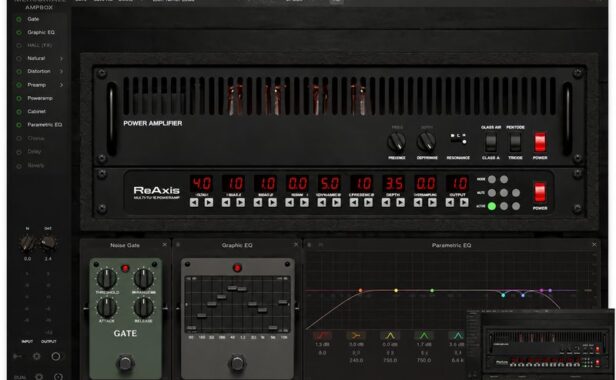 吉他效果器插件 Mercuriall Ampbox v1.5.1 MacOS