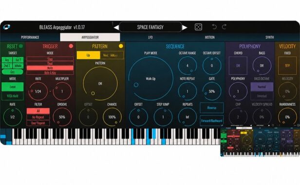 琶音器插件 BLEASS Arpeggiator v1.2.0 BUBBiX Win