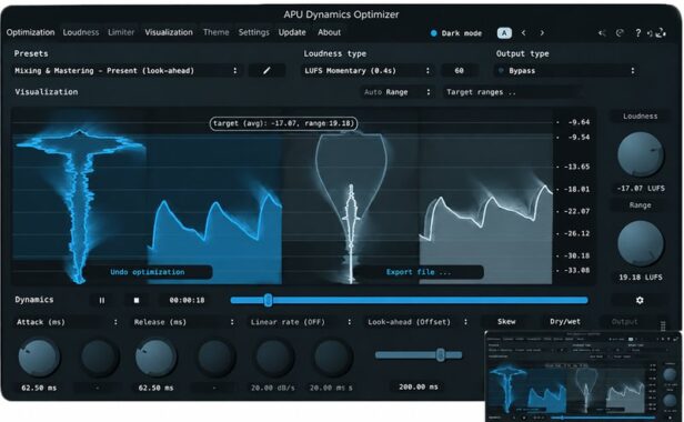 响度动态优化插件 APU Software APU Dynamics Optimizer v3.0.7 R2R