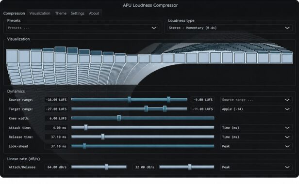响度压缩器插件 APU Software APU Loudness Compressor v3.0.7 R2R