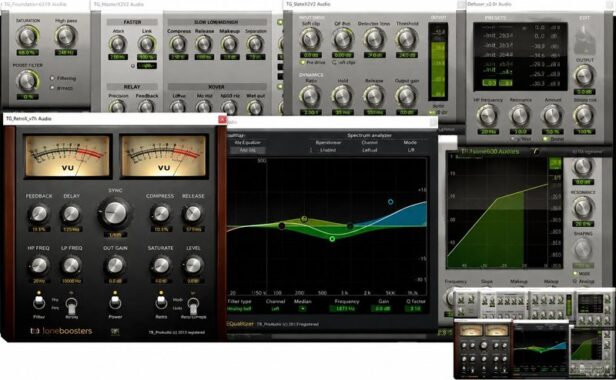 综合效果插件套装 ToneBoosters Plugin Bundle v1.8.9 R2R (Tone Boosters)