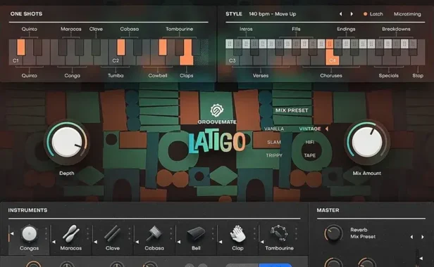 拉丁打击乐 UJAM Groovemate LATIGO v1.0.0