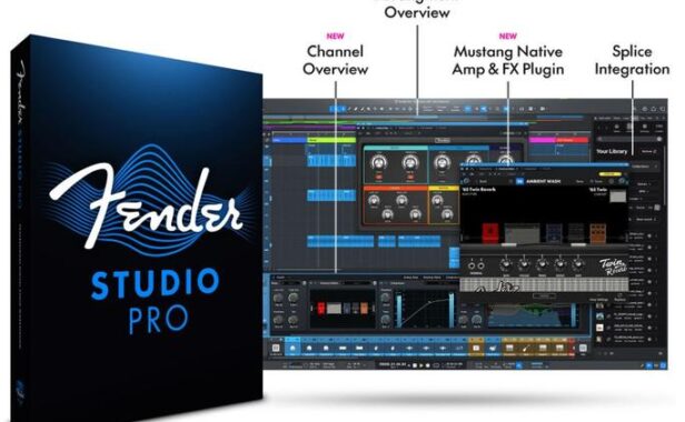 音乐制作宿主软件 Fender Studio Pro 8 v8.0.3