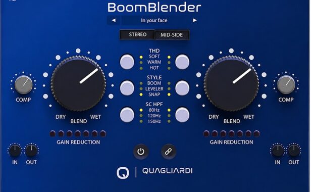 压缩器 Quagliardi Audio BoomBlender v1.0.3 MacOS