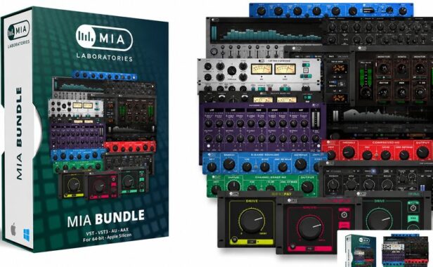 综合混音插件套装 MIA Laboratories MIA BUNDLE v1.0.0 R2R Win （包含Musiqual RED MkII Musiqual GREEN MkII Musiqual BLUE MkII 590 358 Enhancer MkII Pi & Phi MKIII 409 Opto Compressor 925 Compressor MkII Mia Compressor ONE 413 Tape Saturator 980 Spark 990 Spark Multiband Mia Delay Δt MkII）