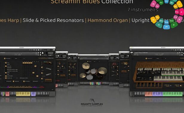 布鲁斯风格乐器 Insanity Samples Screamin Blues Collection v1.0.1