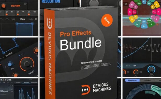 效果器套装 Devious Machines Pro Effects Bundle v2025.04.03 Mac HCiSO (包含Infiltrator 2 Pitch Monster Duck UrsaDSP Boost Ursa DSP Percussive Layers Multiband X6 Bass Focus Texture )