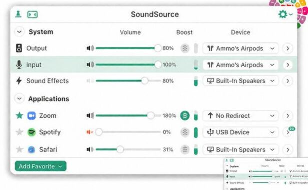 流媒体音频控制软件 Rogue Amoeba SoundSource v5.8.1 Mac