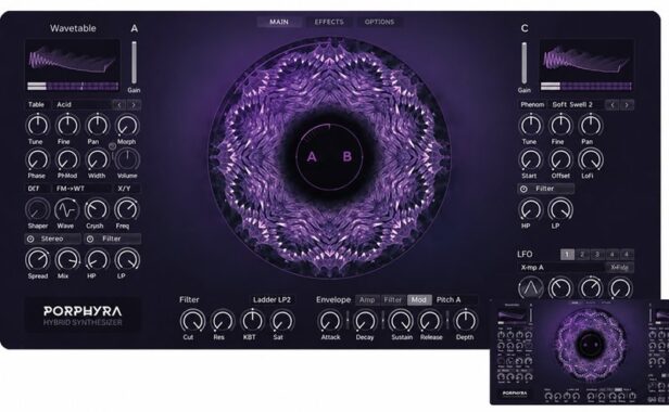 电子合成氛围音源 Ocean Swift Synthesis Porphyra Hybrid v1.2.0