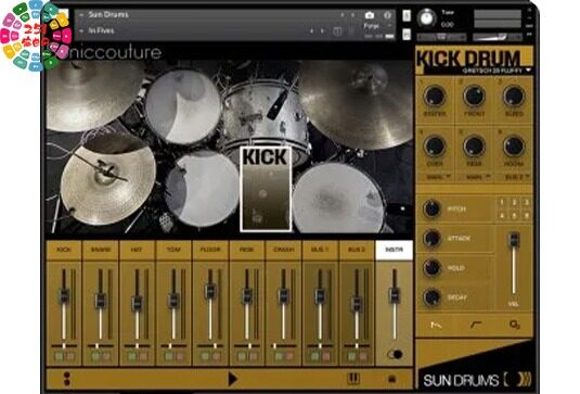现代鼓音色库 Soniccouture Sun Drums