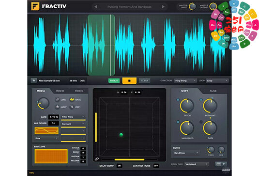 新型粒子合成声音设计插件 Sync Audio Fractiv v1.1.0 Mac
