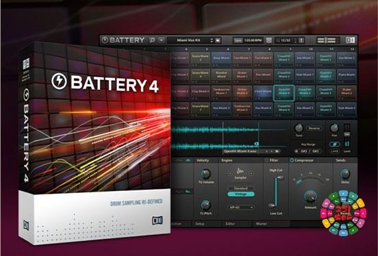 电池鼓预设 Native Instruments Battery 4 Factory Library MPC Expansion WAV XPN XPM by pigeon3