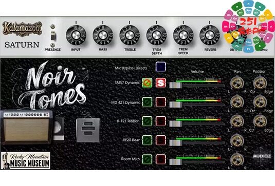 经典音箱 Sonatura Audio Amp Sim Noir Tones v1.1.11 Mac