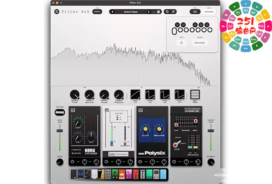 滤波器 KORG Software Filter Ark v1.0.4 Mac