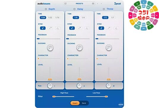 延迟插件 Audio Issues Threepeat v1.0.2