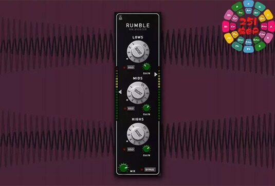 808鼓声增强插件 Mors Rumble 808 Booster v1.0.0