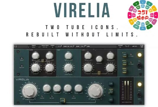 Pultec风格的均衡器和母带压缩器 Mixland Virelia v1.0.0 Mac