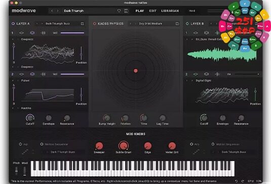 波表合成器 KORG Modwave Native v1.4.1