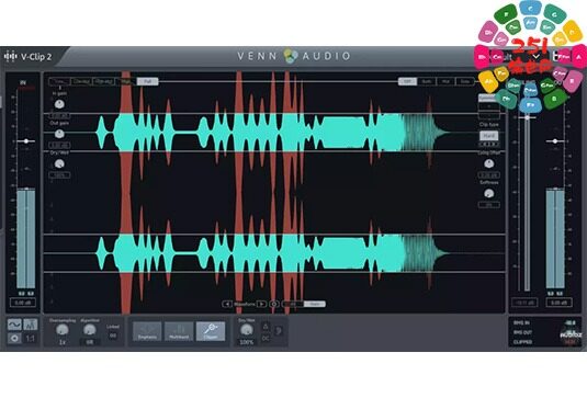 多频段饱和效果器插件 Venn Audio V-Clip 2 v1.0.4 Win