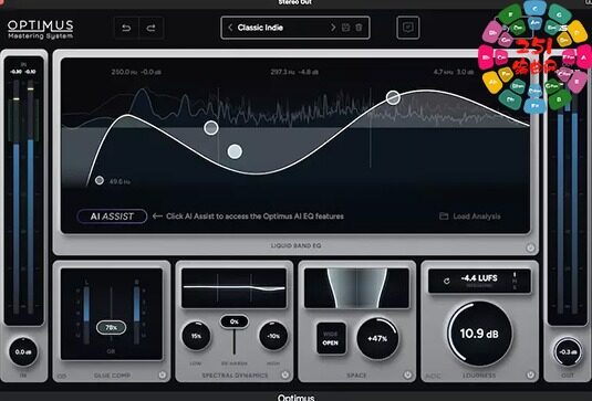 母带处理AI插件 SSG Audio Optimus v1.5.143