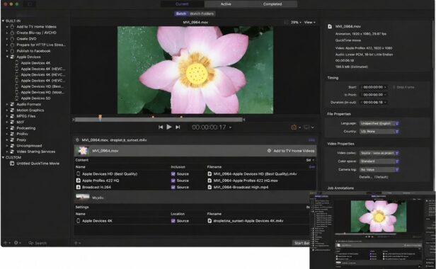 苹果视频转码软件 Apple Compressor v4.10.1 Mac