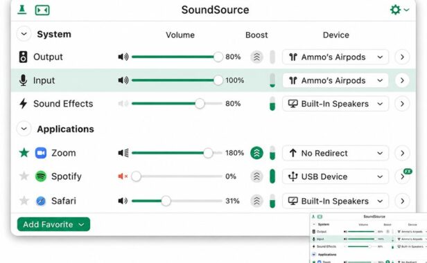 流媒体音频控制软件 Rogue Amoeba SoundSource v5.8.5 Mac