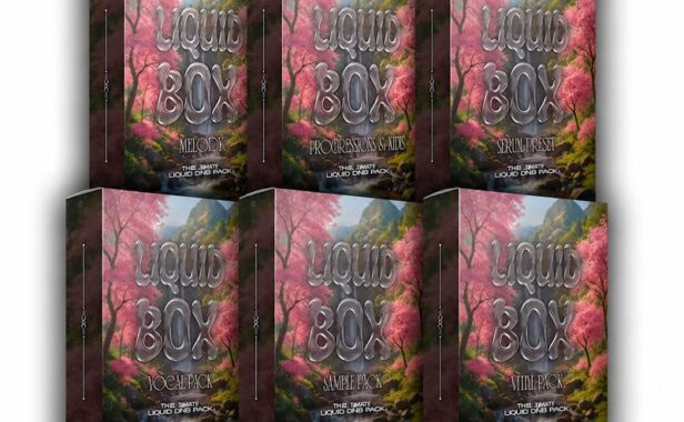鼓 贝斯素材包 Noise Masters Liquid Box Drum & Bass Pack WAV MiDi FLP Serum Vital Presets-ARCADiA