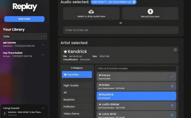 AI声音克隆软件 Rubin AI Replay v8.5.0