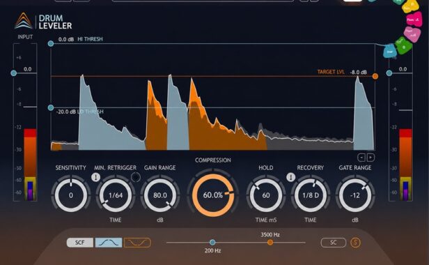 专业鼓效果插件 Sound Radix Drum Leveler v1.2.1&v1.1.1