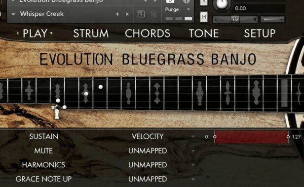 班卓琴音源 Orange Tree Samples Evolution Bluegrass Banjo v1.3.0
