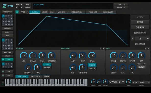 合成器 ZynAddSubFX Zyn-Fusion v3.0.6 Win X64 VSTi + 独立版
