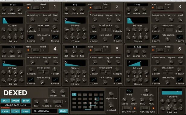 插件合成器 dexed - FM v1.0.1