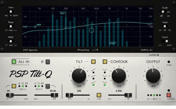 现代倾斜与轮廓均衡器 PSPaudioware PSP Tilt-Q v1.0.0
