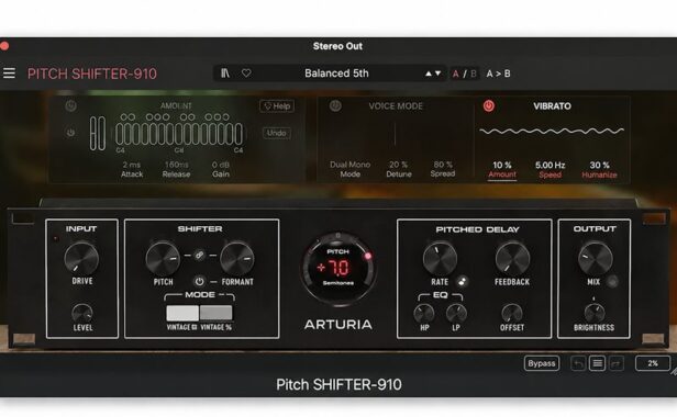 变调和声延迟插件 Arturia Pitch SHIFTER-910 v1.0.0.6566 Mac