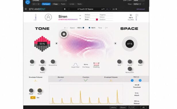 梦幻般的氛围处理器 Arturia Efx AMBIENT v1.0.0 6577 Mac