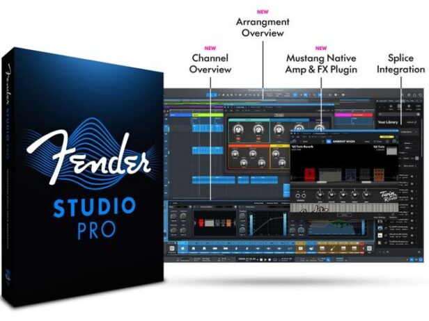 音乐制作宿主软件 Fender Studio Pro 8 v8.0.3