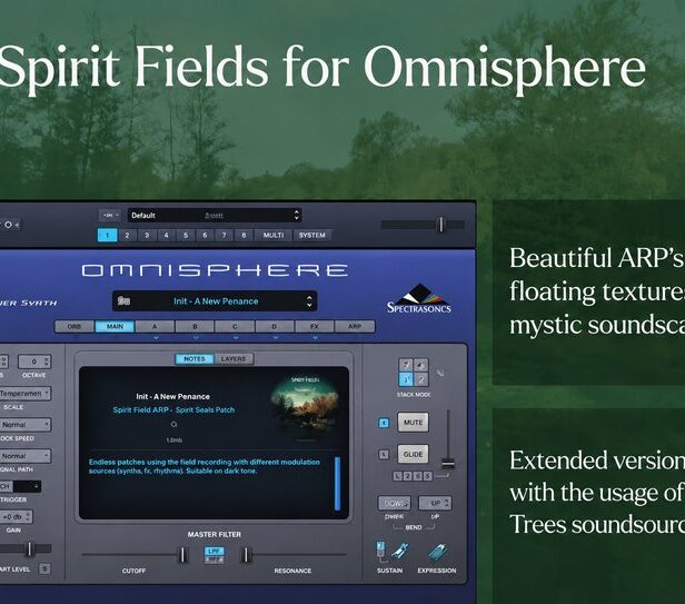 合成器预设 Triple Spiral Audio Spirit Fields for Omnisphere 2