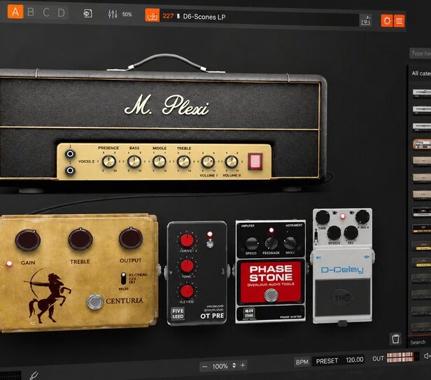 宝石吉他贝斯放大效果器 Overloud TH-U Premium v2.0.4 VR Win